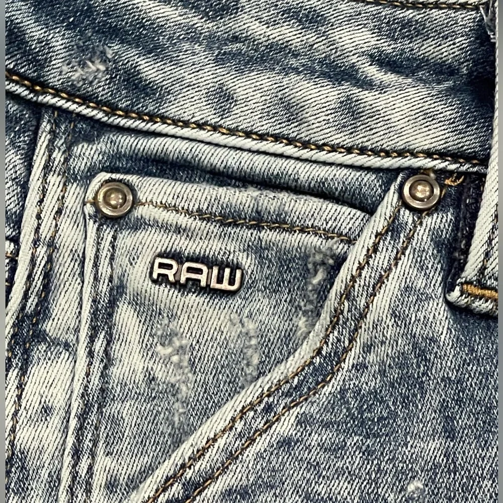 G-Star Raw Light Vintage Destroyed Skinny Women’s Jeans size 25/30 Strechy